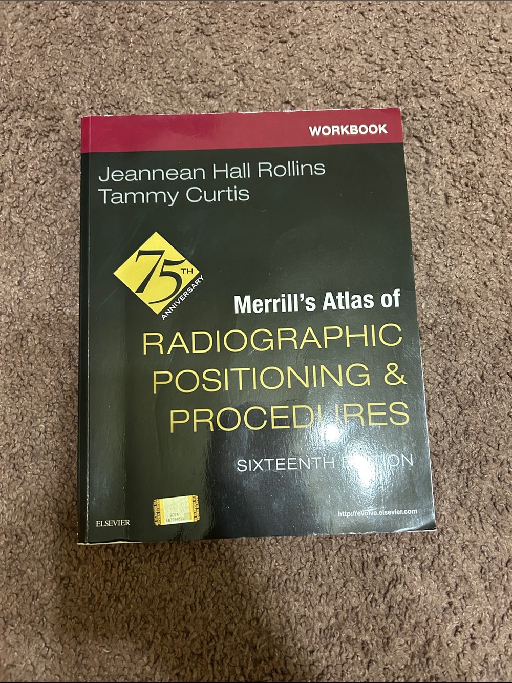 Merrill's Atlas of Radiographic Positioning & Procedures Workbook - Black